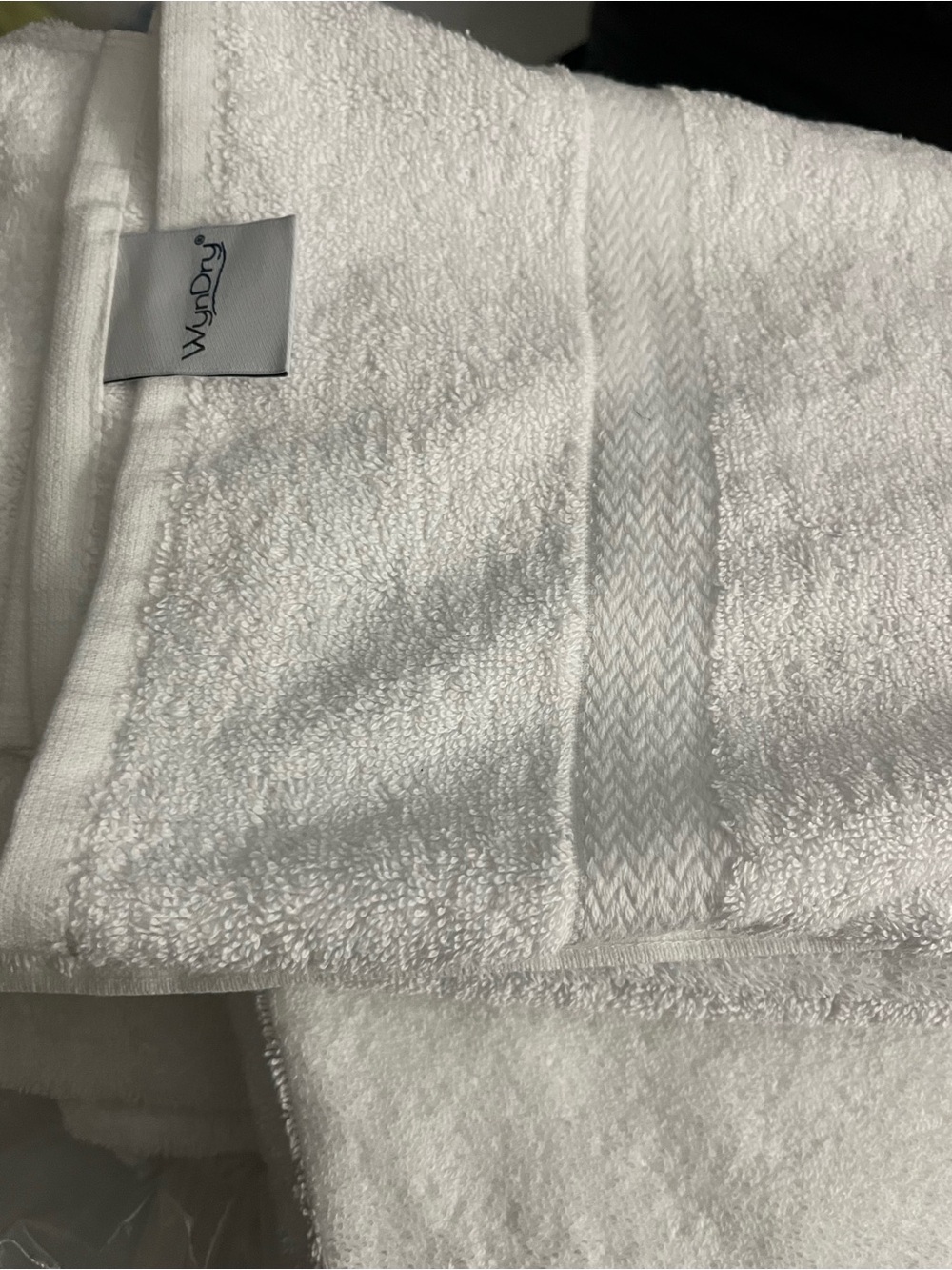 White Luxury Cotton Bath Towel 6pk